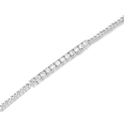 Zinnia Brilliant Bar Diamond Bracelet in 18K White Gold second product view