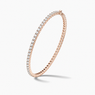 Astraea Brilliant Eternity Diamond Bangle Bracelet in 14K Rose Gold second product view