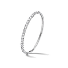 Ciela Brilliant Half Tennis Bangle Diamond Tennis Bracelet in Platinum second product view