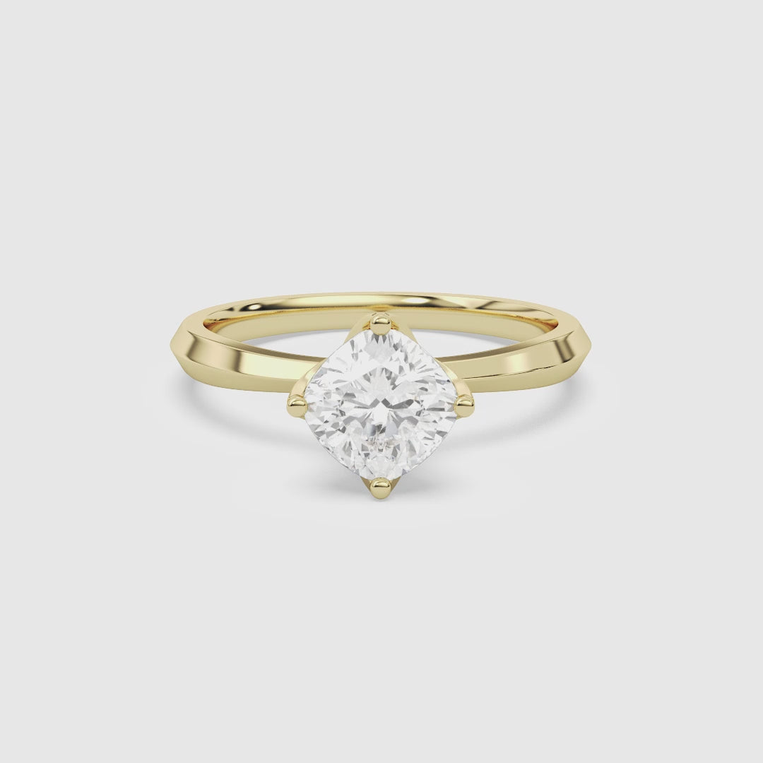 Cushion Solitaire spin video