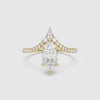 Marquise Tiara Accent Side Stone spin video