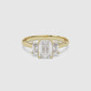 Emerald Emerald Three-Stone with Step-Cut Sides spin video