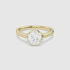 Round Medium Tapered Bezel Solitaire spin video