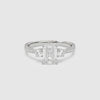 Emerald Classic Round Three Stone Pavé spin video