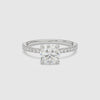 Round Hidden Halo Accent Pavé spin video