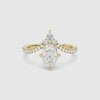 Oval Tiara Accent Side Stone spin video