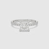 Princess Hidden Halo Accent Pavé spin video