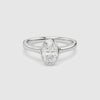 Oval Medium Tapered Bezel Solitaire spin video