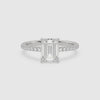 Emerald Classic Basket Pavé Solitaire spin video