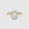 Oval Scalloped Halo Baseline spin video