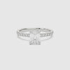 Emerald Hidden Halo Crown Petite Pavé spin video