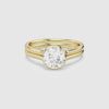 Round Stacked Band Bezel Solitaire spin video
