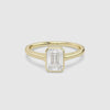 Emerald Slim Tapered Bezel Solitaire spin video