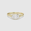 Oval East-West Bezel Solitaire spin video