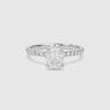 Oval Hidden Halo Crown Pavé spin video