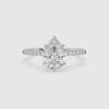 Pear Classic Basket Pavé Solitaire spin video