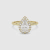 Pear Scalloped Halo Baseline spin video