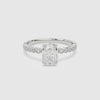 Oval Accent Shoulder Solitaire spin video