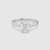 Emerald Medium Tapered Bezel Solitaire spin video
