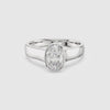Oval Wide Tapered Bezel Solitaire spin video