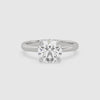 Round Classic Basket Plain Solitaire spin video