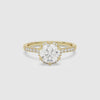 Round Crown Halo Pavé spin video