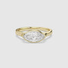Marquise East-West Bezel Solitaire spin video