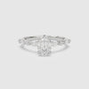 Oval Mixed-Shaped Shoulder Accent Ring spin video