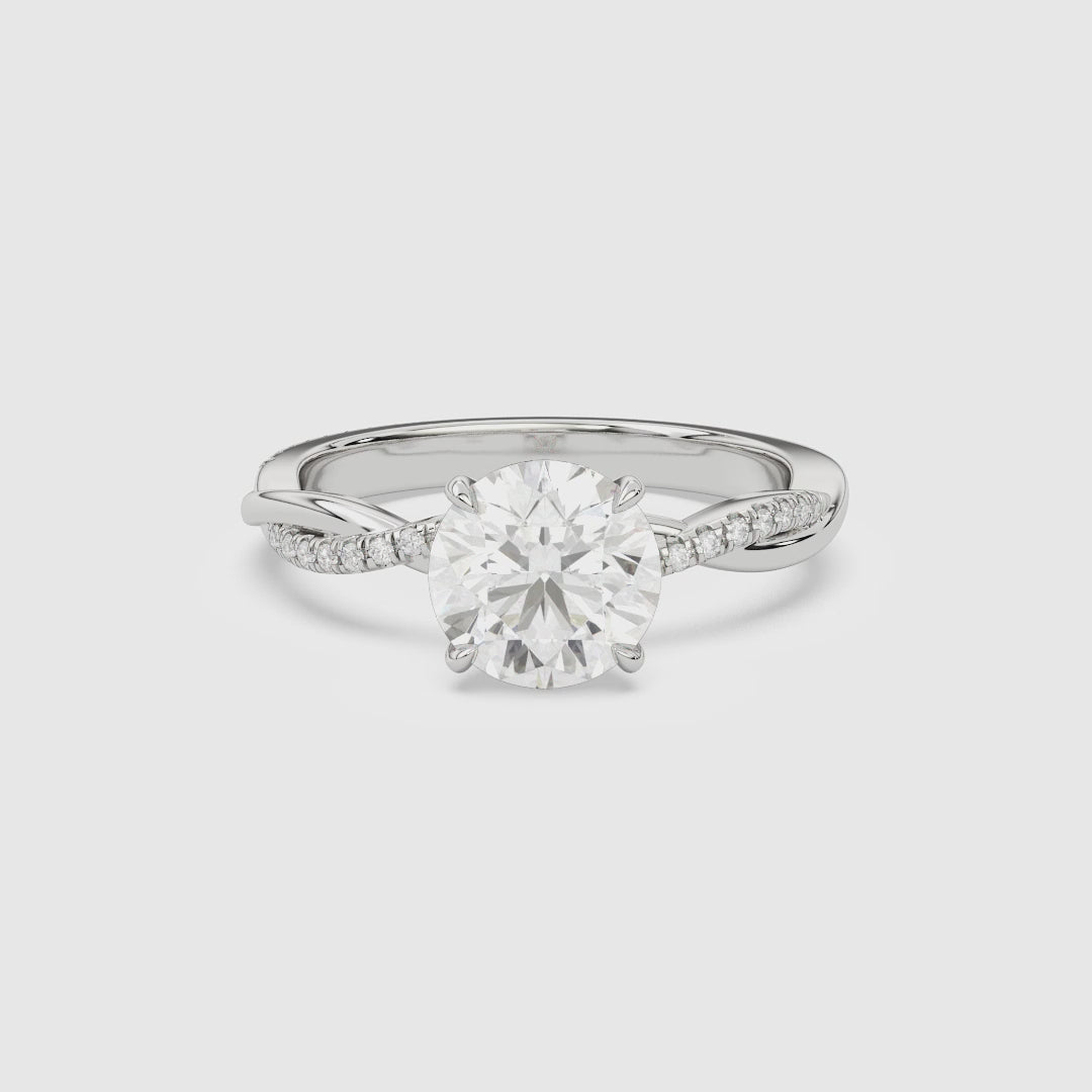 Round Twisted Vine Accented spin video