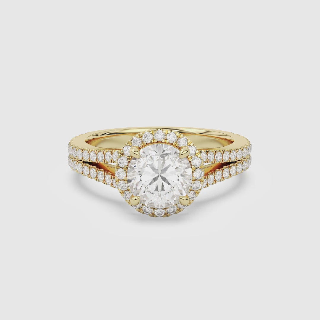 Round Split Shank Halo spin video
