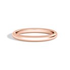 Bianca 2.5mm Comfort Fit Lab Grown Diamond Ring in 14K Rose Gold