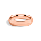 Thalia Comfort Fit Knife Edge Lab Grown Diamond Wedding Band in 14K Rose Gold
