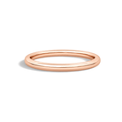 Anya 2mm Comfort Fit Lab Grown Diamond Ring in 14K Rose Gold