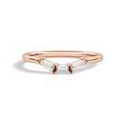 Kira Tapered Baguette Lab Grown Diamond Ring in 14K Rose Gold