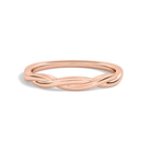 Fiora Petite Twisted Vine Lab Grown Diamond Ring in 14K Rose Gold