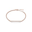 Zinnia Brilliant Bar Lab Grown Diamond Bracelet in 14K Rose Gold