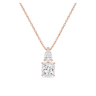 Valora Duo Drop Lab Grown Diamond Necklace in 14K Rose Gold