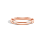 Celine Stackable Verona Stacking Lab Grown Diamond Ring in 14K Rose Gold