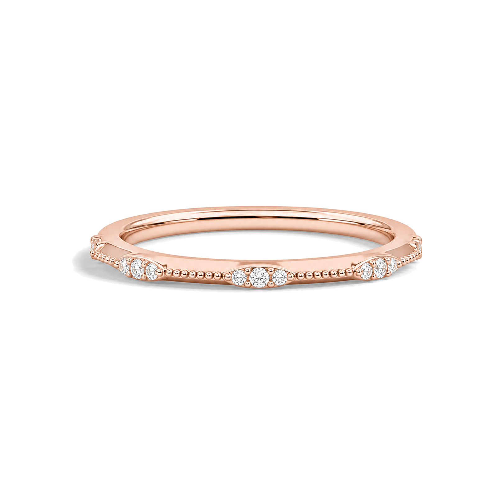 Marcella Aurora Lab Grown Diamond Ring in 14K Rose Gold