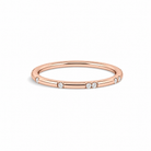 Kaia Eos Bezel Lab Grown Diamond Ring in 14K Rose Gold