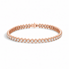 Mireya Eclat Lab Grown Diamond Tennis Bracelet in 14K Rose Gold