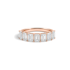 Joelle Half Eternity Lab Grown Diamond Band in 14K Rose Gold