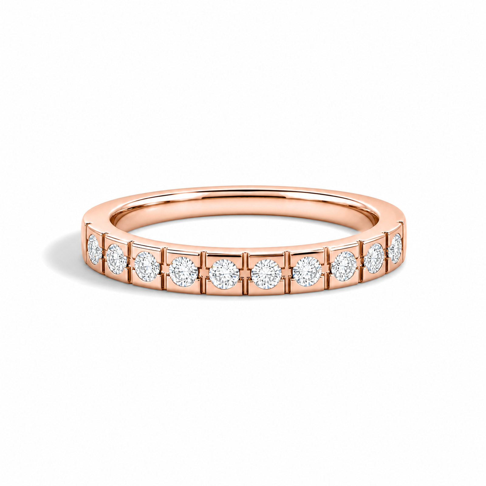 Reina Luxe Hazel Lab Grown Diamond Ring in 14K Rose Gold