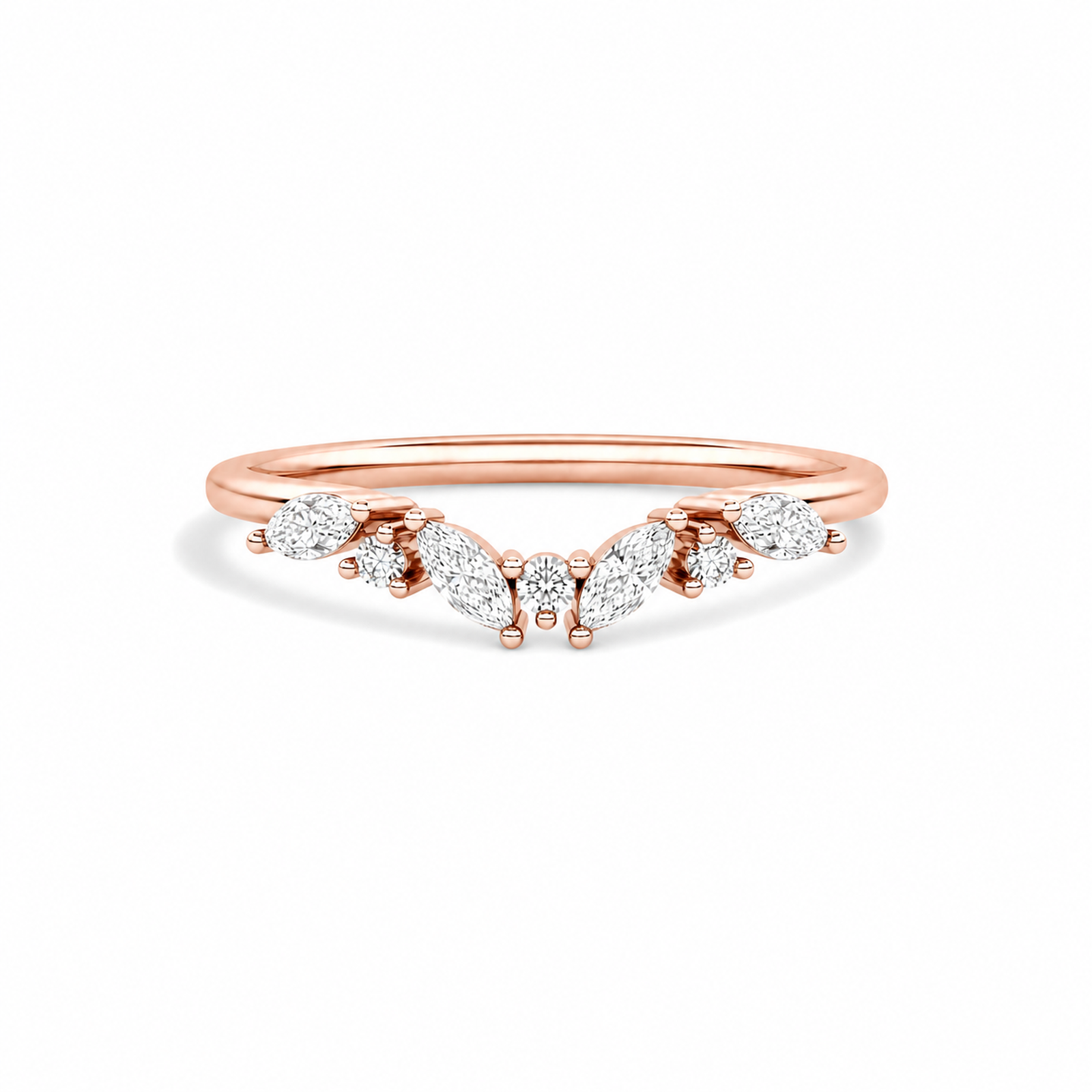 Mabelle Luxe Lab Grown Diamond Ring in 14K Rose Gold