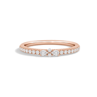 Livia Celestia Lab Grown Diamond Ring in 14K Rose Gold