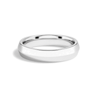 Thalia Comfort Fit Knife Edge Lab Grown Diamond Wedding Band in Platinum