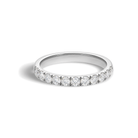 Ilana Classic Brilliant Half Eternity Lab Grown Diamond Band in Platinum