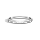 Romy Adorned Channel Lab Grown Diamond Ring in Platinum