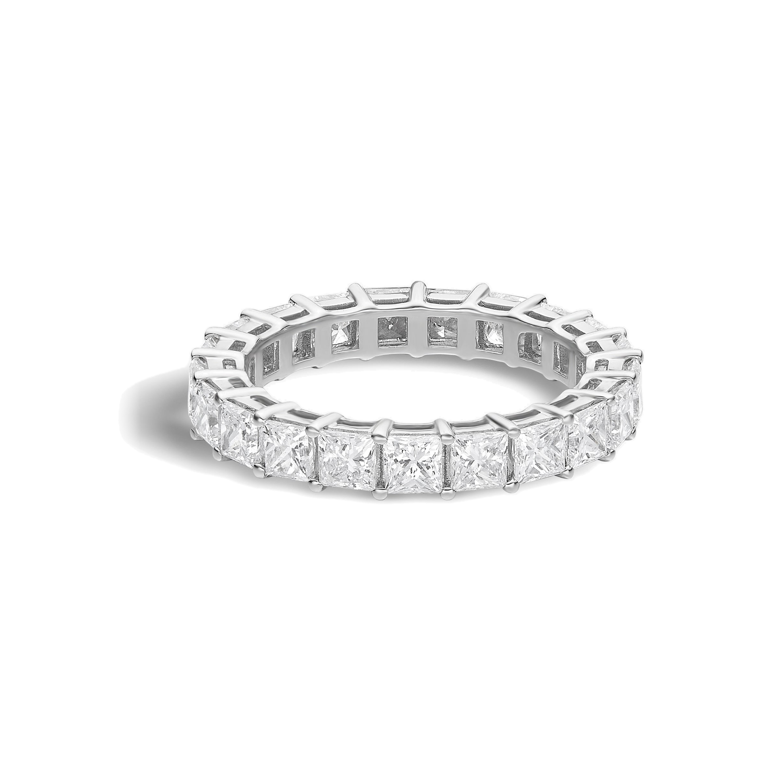 Odelia Eternity Lab Grown Diamond Band in 18K White Gold