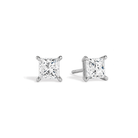 Eira Solitaire 4-Prong Lab Grown Diamond Stud Earrings in Platinum